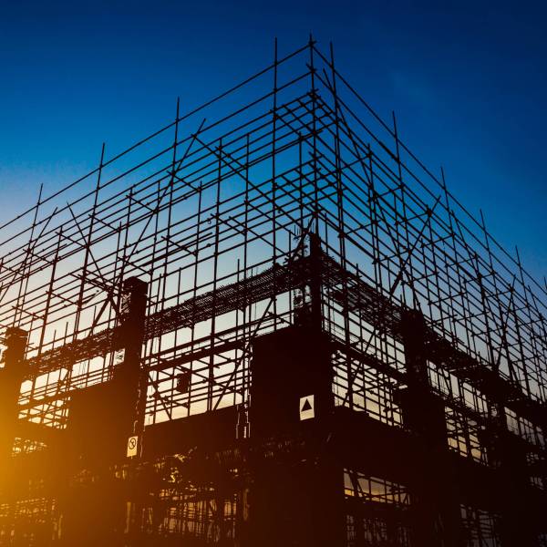 Construction Site silhouettes